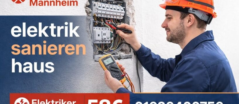 Elektrik sanieren Haus | Professionelle Sanierung ab 58€