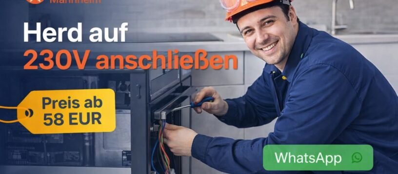 Herd auf 230V anschließen | Einfache Installation ab 58€