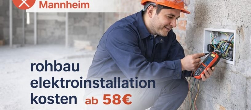Rohbau Elektroinstallation Kosten | Schnelle Hilfe ab 58€