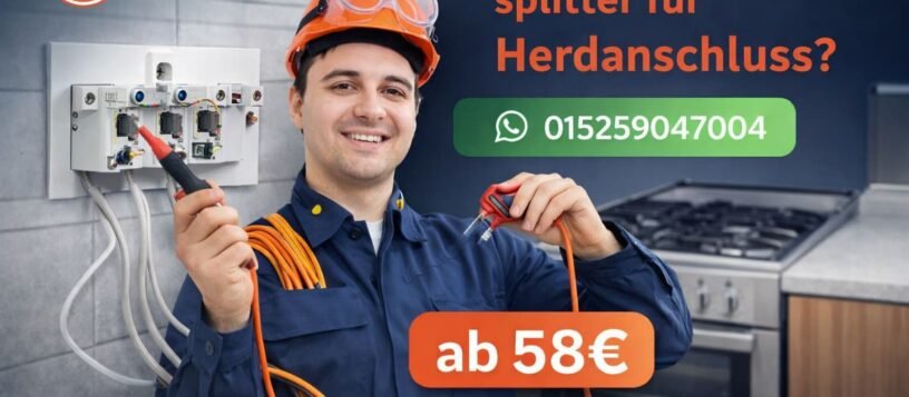 Splitter für Herdanschluss | Schneller Sanitärservice ab 58€