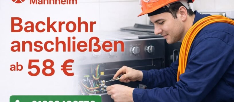 Backrohr anschließen | Professioneller Anschluss ab 58€