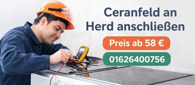 Ceranfeld an Herd anschließen | Einfache Installation ab 58€