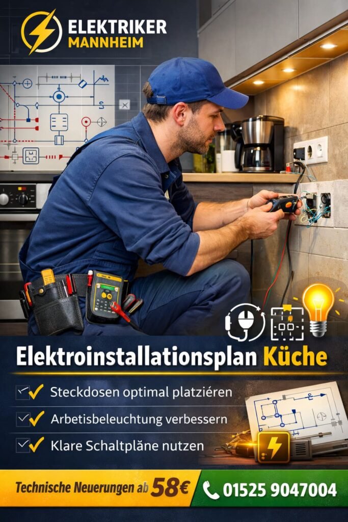 Elektroinstallationsplan Küche