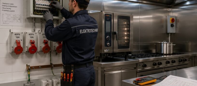 Elektroinstallation Gastronomie Küche: Vorschriften & Planung ab 58€
