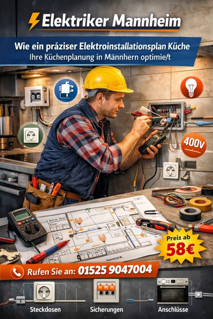 Elektroinstallationsplan Küche