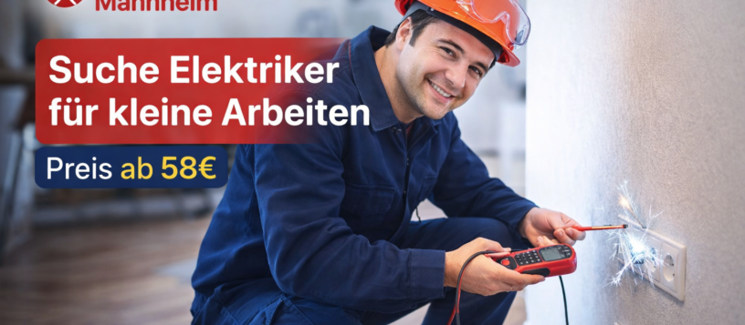 Suche Elektriker für kleine Arbeiten | Professionelle ab 58€