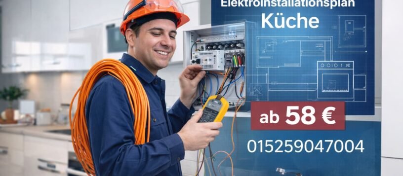 Elektroinstallationsplan Küche | Einfache Planung ab 58€