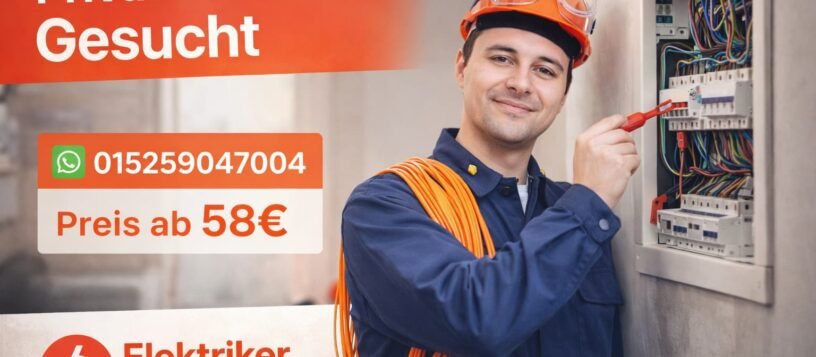 Privat Elektriker gesucht | Schnelle Hilfe vom Profi ab 58€