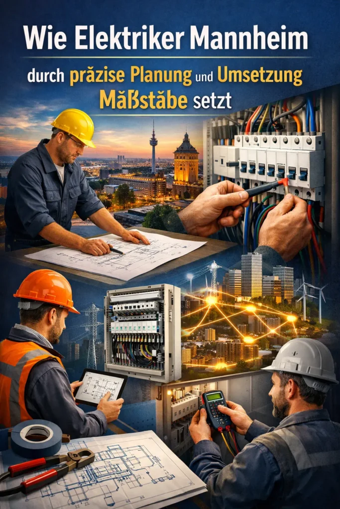 Wie Elektriker Mannheim durch präzise Planung und Umsetzung Maßstäbe setzt