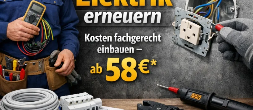 2 adrige Elektrik erneuern Kosten