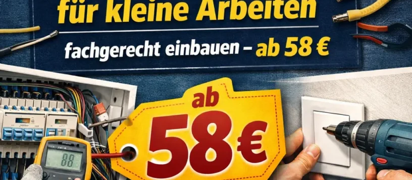 Suche Elektriker für kleine Arbeiten