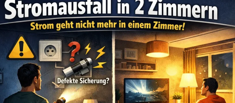 stromausfall in 2 zimmern (strom geht nicht mehr in einem zimmer)