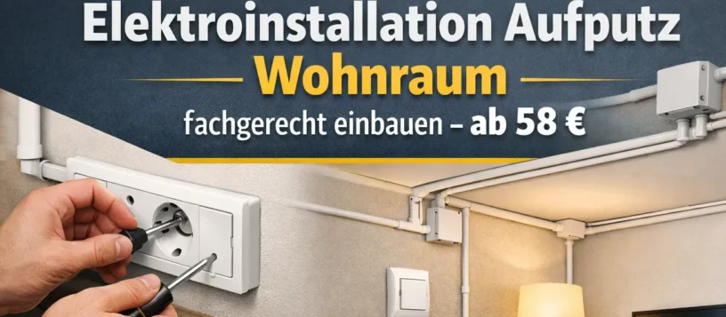 elektroinstallation aufputz wohnraum