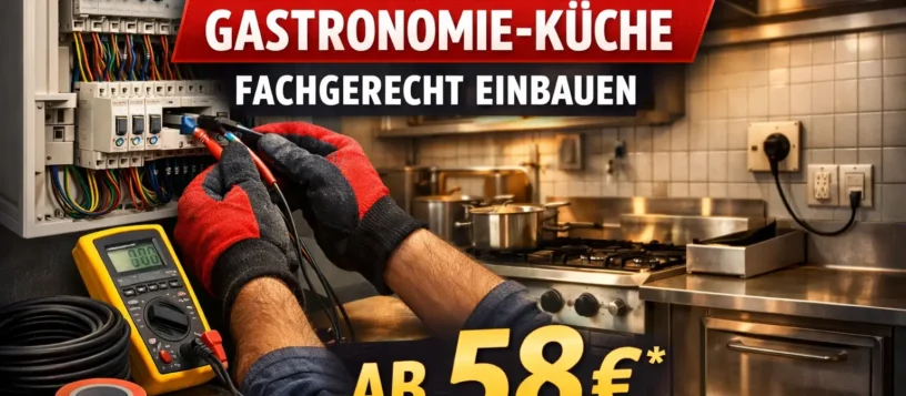 elektroinstallation gastronomie küche