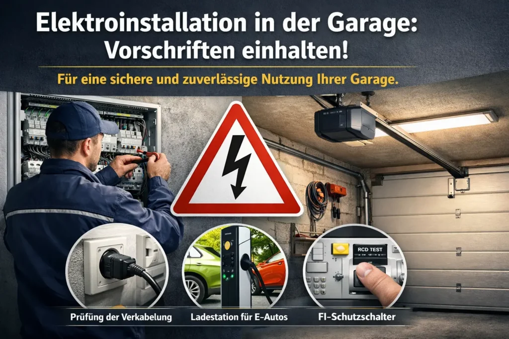 Wenn elektroinstallation garage vorschriften eingehalten werden, sichern Sie eine zuverlässige und sichere Nutzung Ihrer Garage