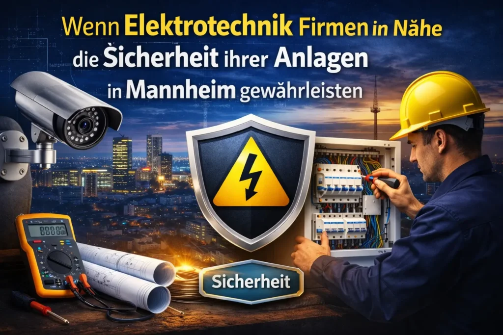 Wenn elektrotechnik firmen in der nähe die Sicherheit Ihrer Anlagen in Mannheim gewährleisten