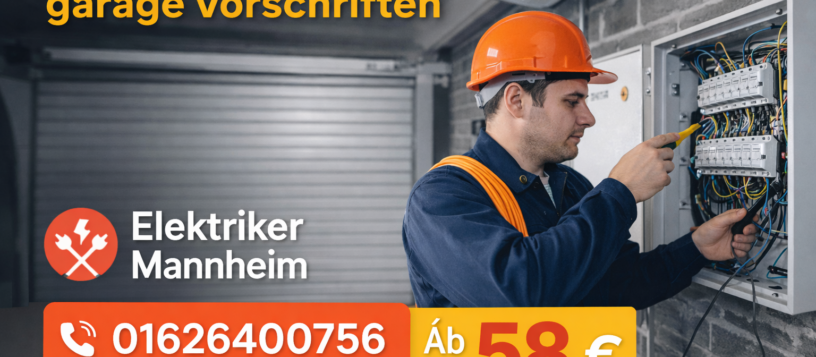 Elektroinstallation Garage Vorschriften Ab 58 € | Planung & Kosten