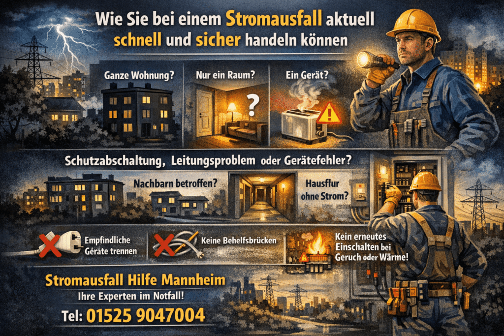 Stromausfall Aktuel