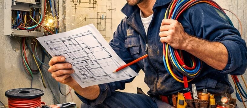 stromkabel verlegen plan