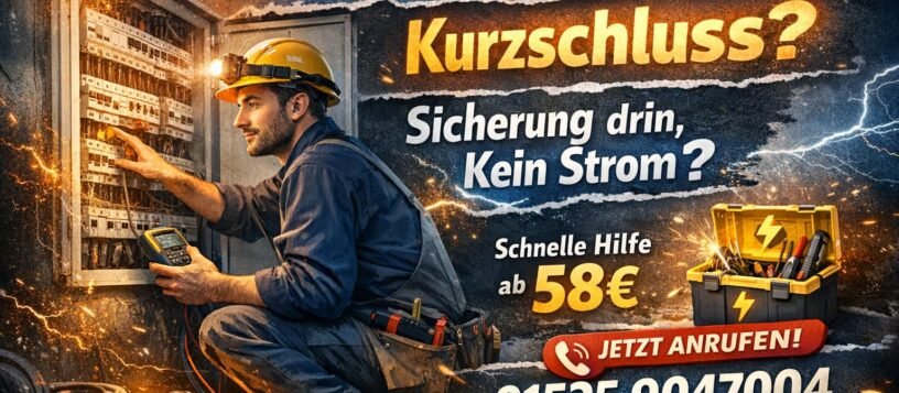 kurzschluss sicherung drin kein strom