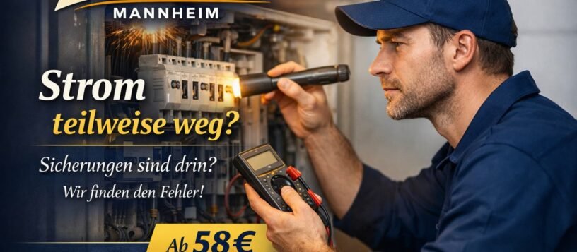 strom teilweise weg sicherungen drin