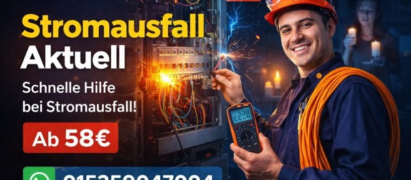 Stromausfall aktuell | Schnelle Hilfe vom Elektriker ab 58€