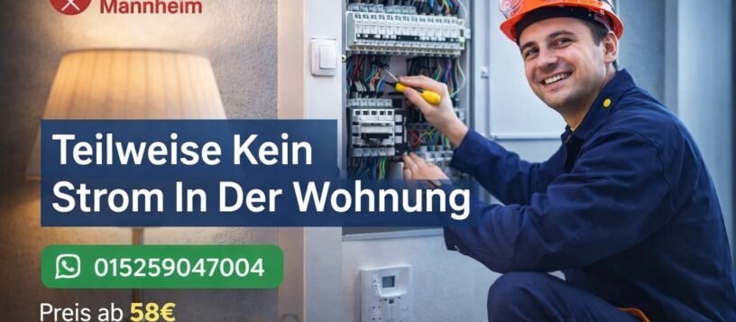Teilweise Kein Strom In Der Wohnung fachgerecht  – ab 58 €