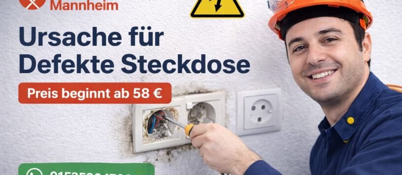 Ursache Für Defekte Steckdose fachgerecht einbauen – ab 58 €