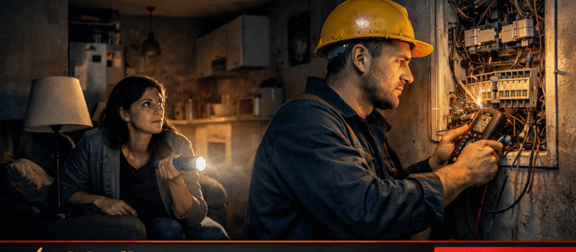 Teilweise Stromausfall Wohnung