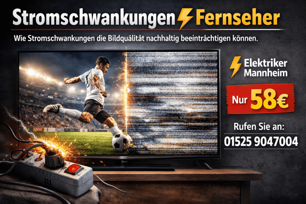 Stromschwankungen Fernseher