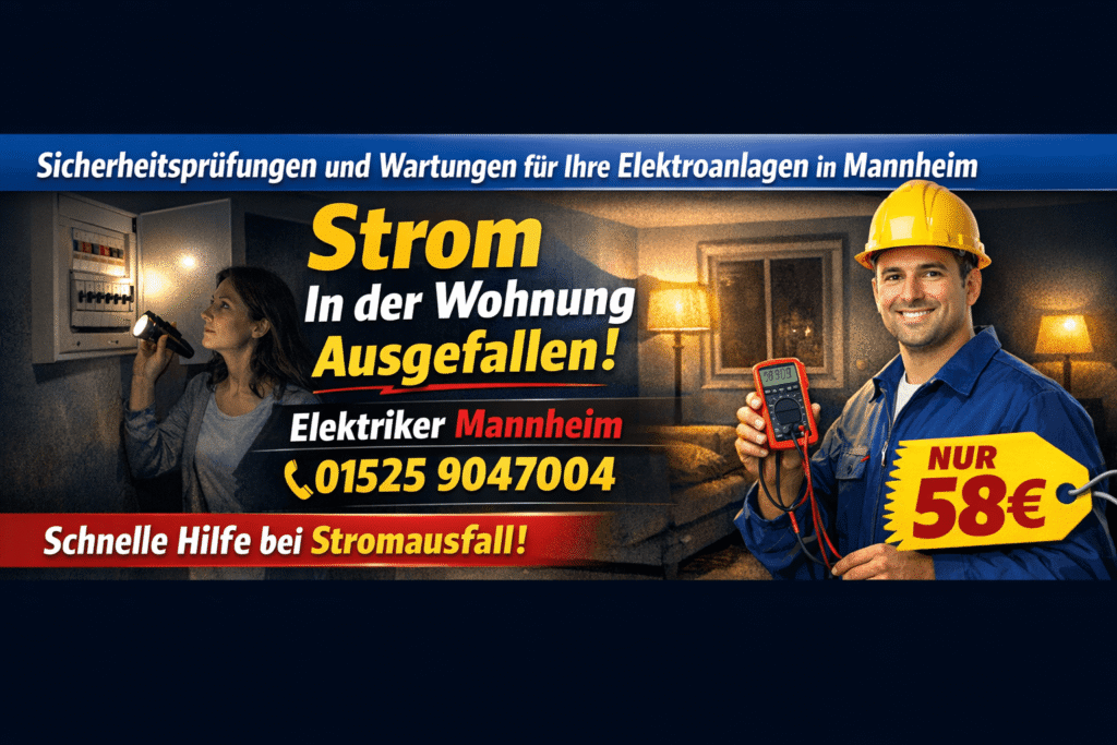 Strom In der Wohnung Ausgefallen