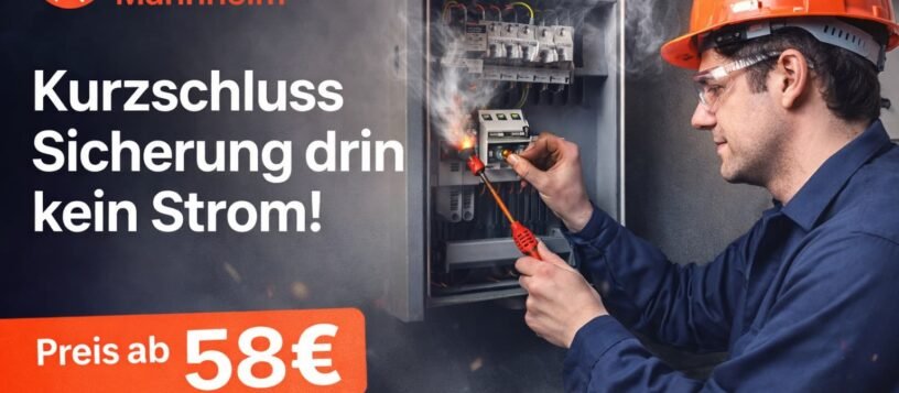 Kurzschluss Sicherung drin kein Strom – Fachbetrieb ab 58€