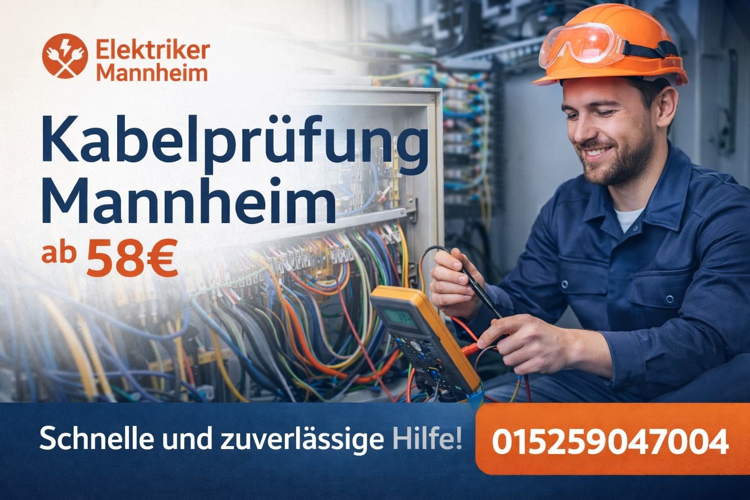 Kabelprüfung Mannheim | Professionelle Service ab 58€