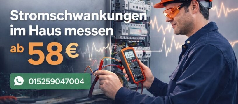 Stromschwankungen im Haus: Ursachen & Hilfe ab 58 €