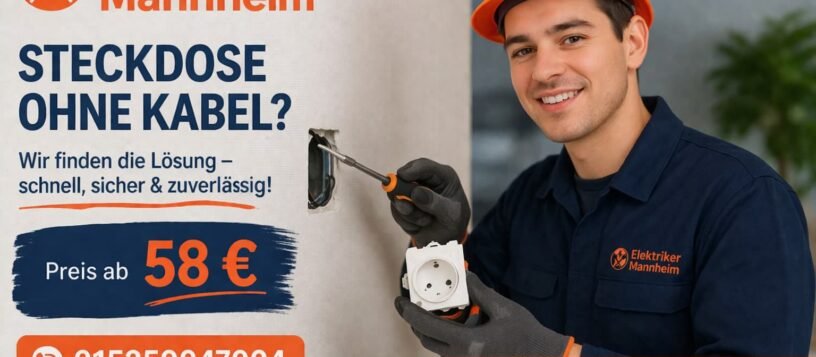 Steckdose Ohne Kabel fachgerecht einbauen – ab 58 €