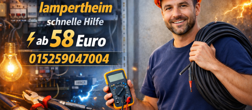 Elektriker lampertheim schnelle Hilfe ab 58 Euro