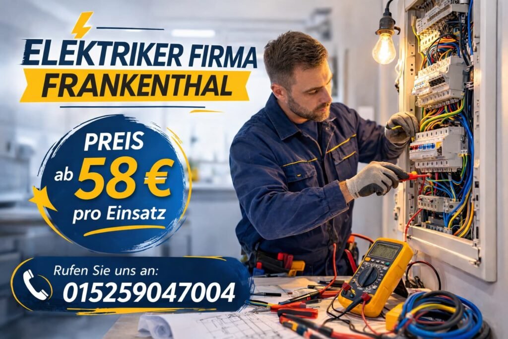 Reparatur und Installation: So arbeitet ein elektriker firma frankenthal Schritt für Schritt im Objekt