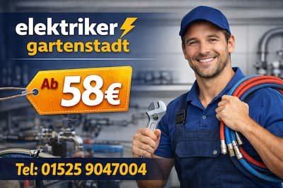 Elektriker gartenstadt fachgerecht einbauen – ab 58 €