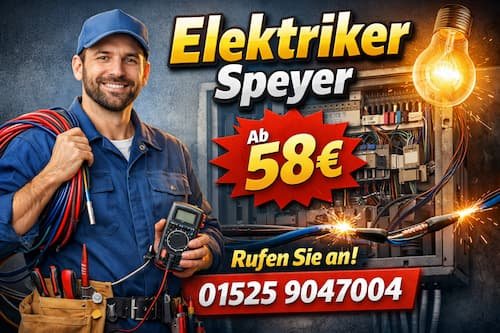 Elektriker speyer | Preise ab 58 Euro, schnell vor Ort