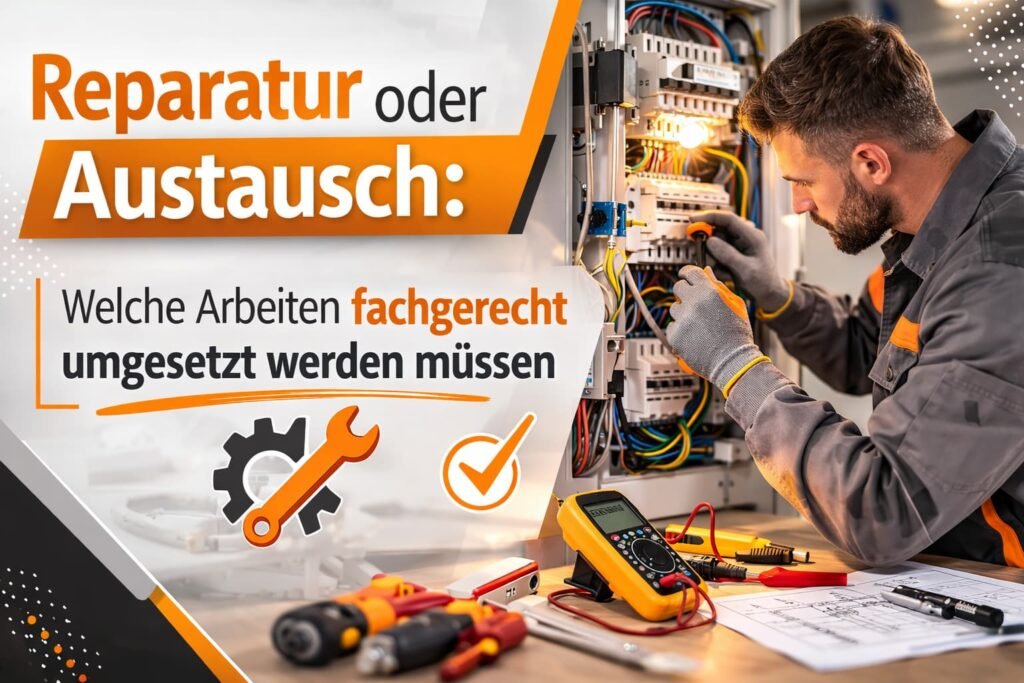 Reparatur oder Austausch: Welche Arbeiten fachgerecht umgesetzt werden müssen