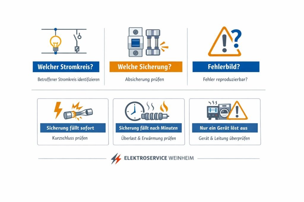 Was bei der Fehlersuche zählt: Stromkreis, Absicherung und Fehlerbild richtig einordnen