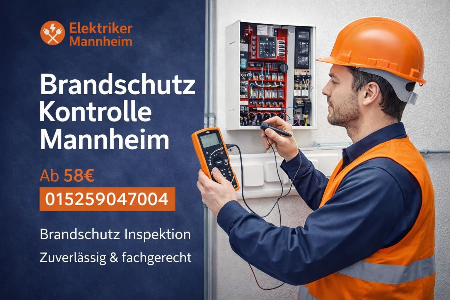 Brandschutz Kontrolle Mannheim | Schneller Service ab 58€