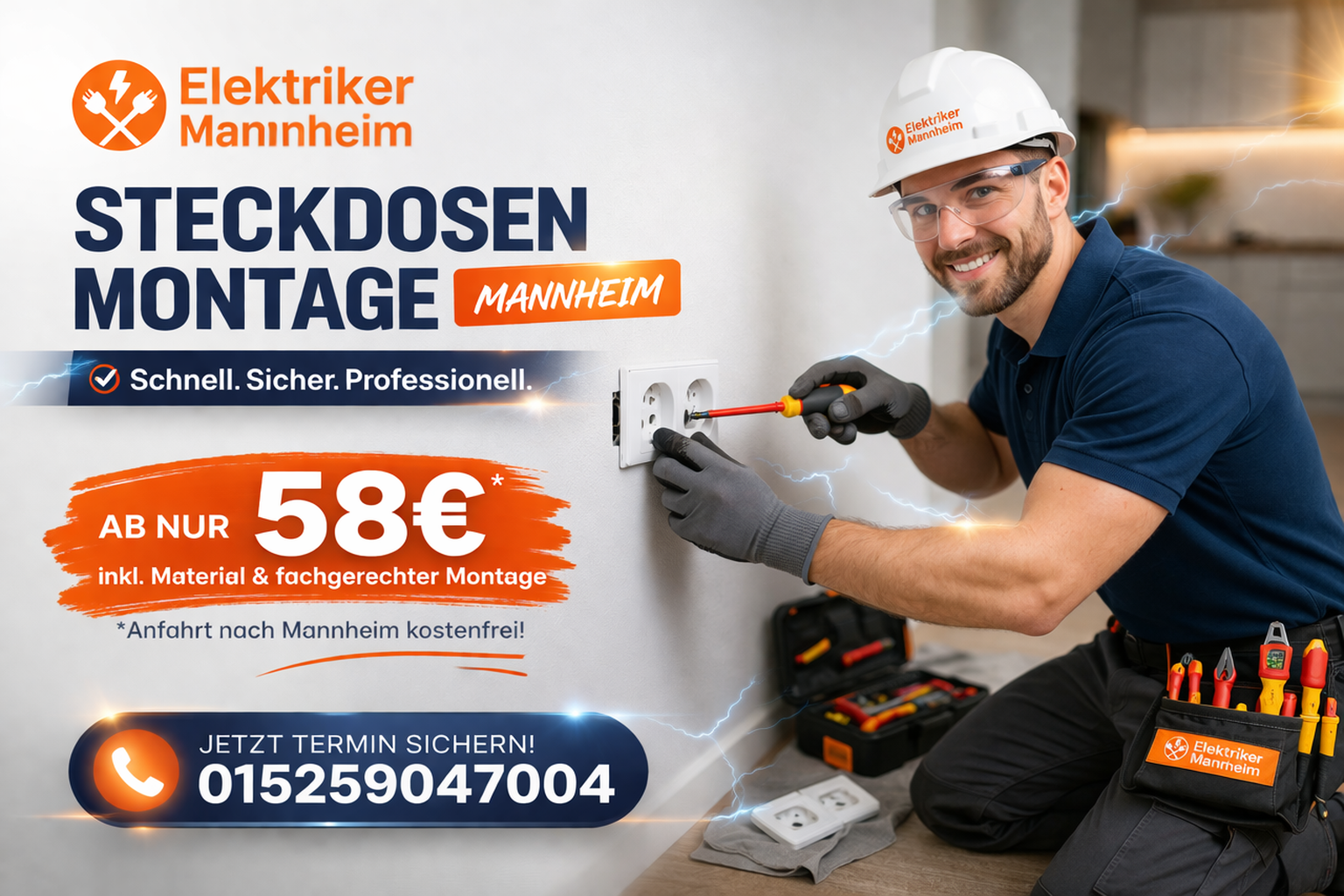 Steckdosen Montage Mannheim