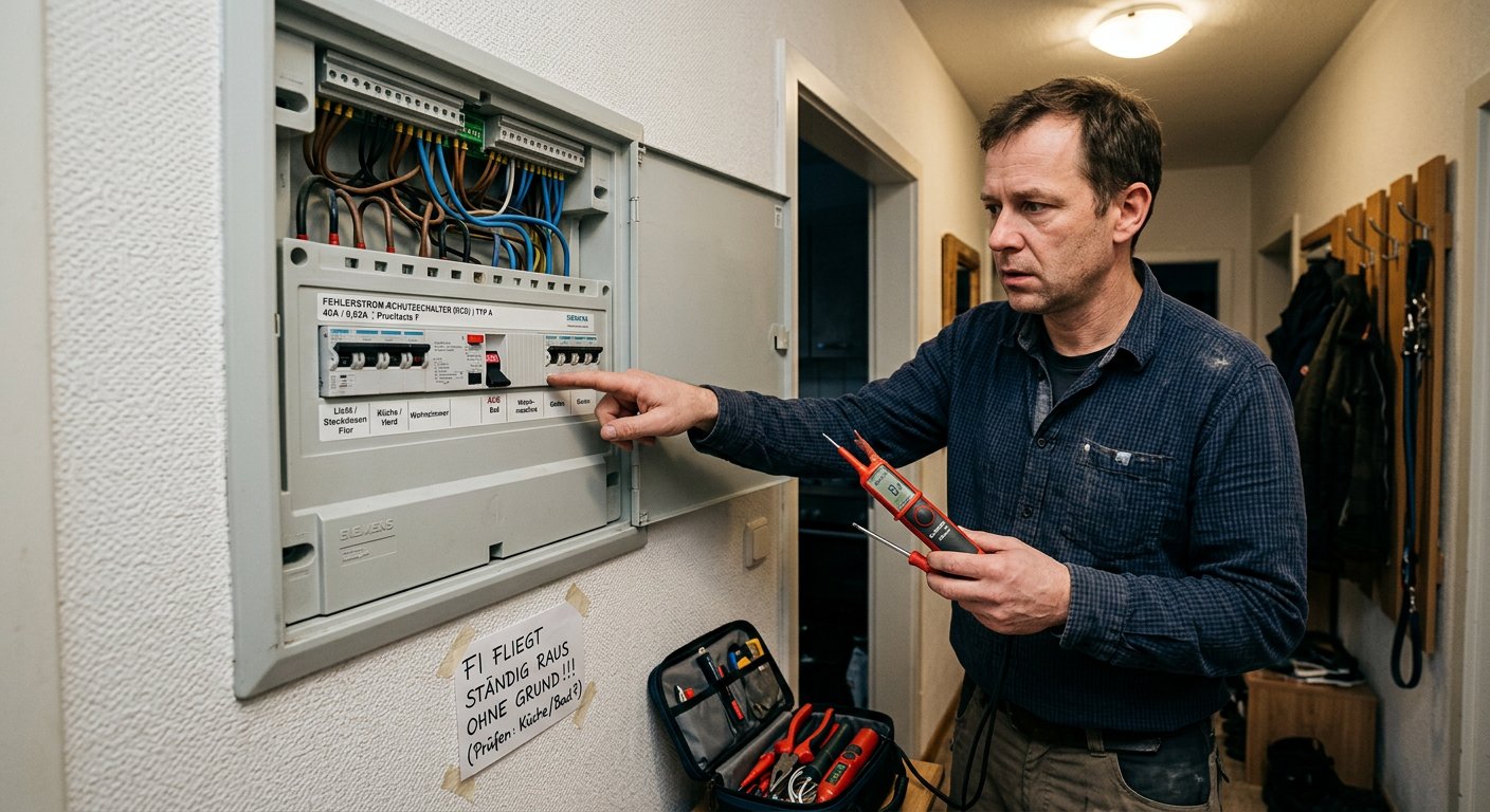 fi schalter fliegt raus ohne grund