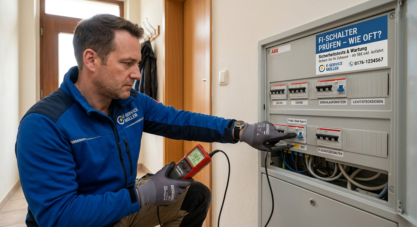 Fi schalter prüfen wie oft – Sicherheitstests & Wartung ab 58€