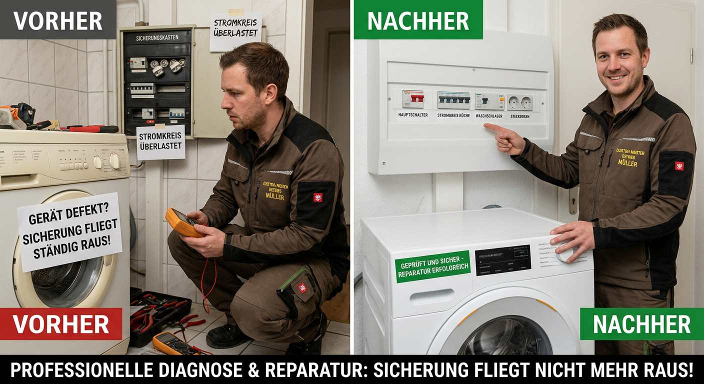 sicherung fliegt raus gerät kaputt