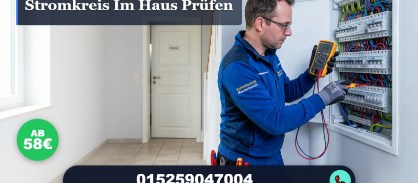Stromkreis im haus prüfen – Profi E-Check ab 58€