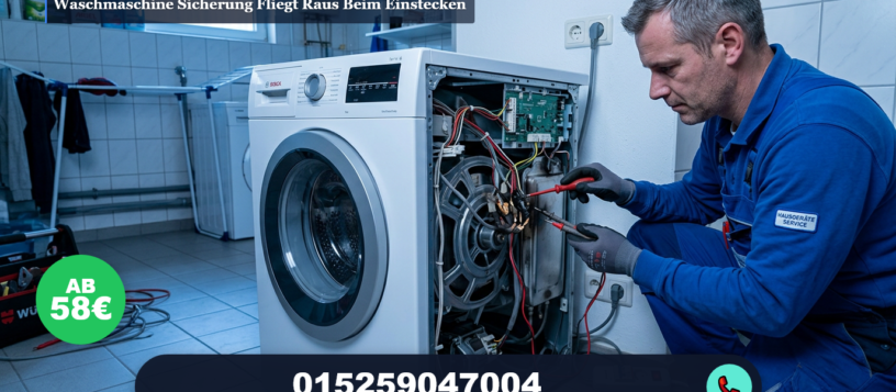 Waschmaschine sicherung fliegt raus beim einstecken ab 58€