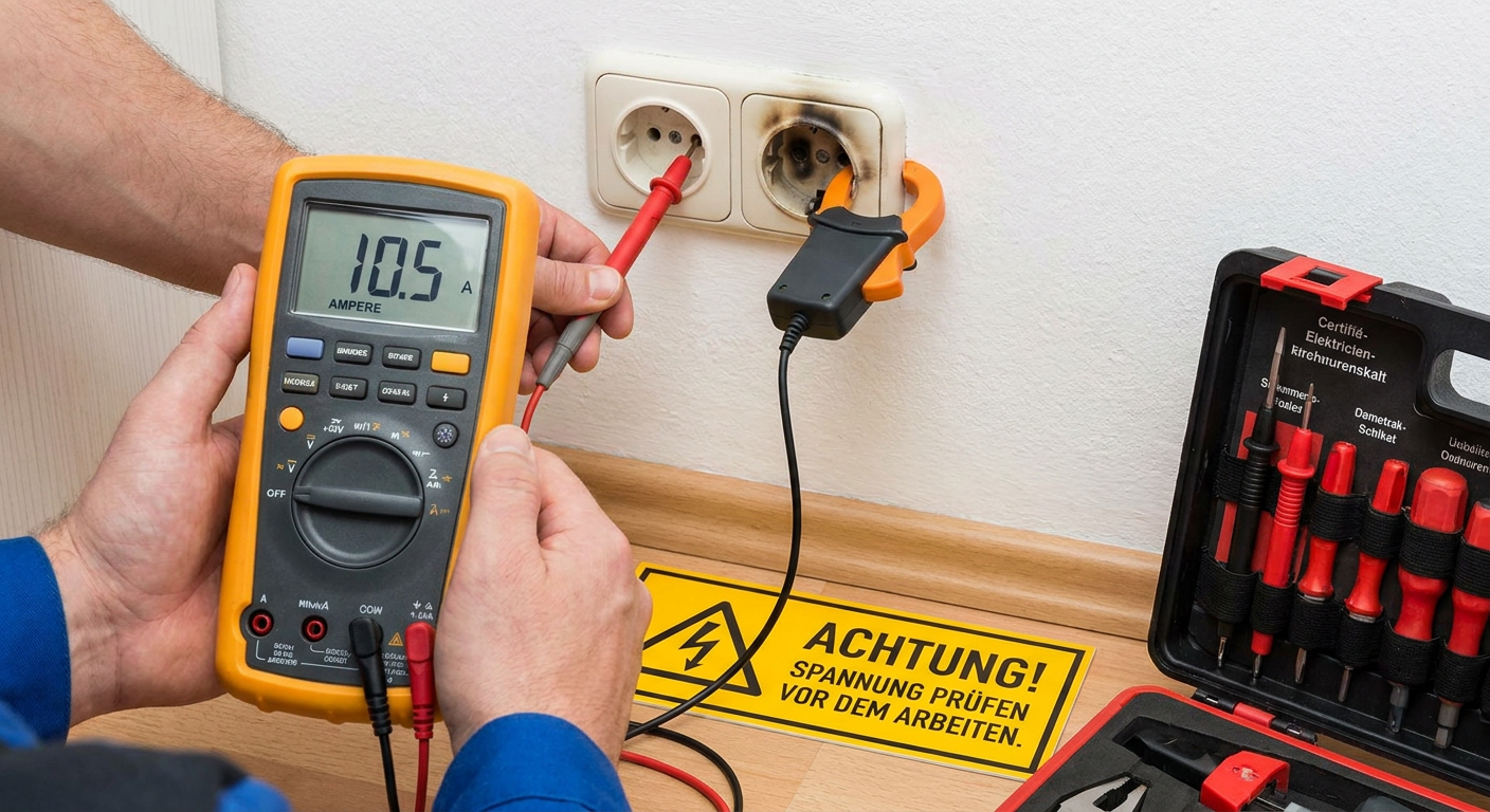 ampere messen steckdose