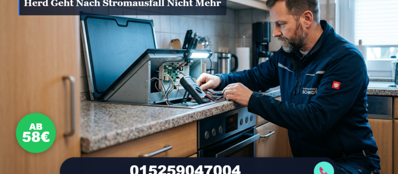 Herd geht nach stromausfall nicht mehr – Reparatur ab 58€